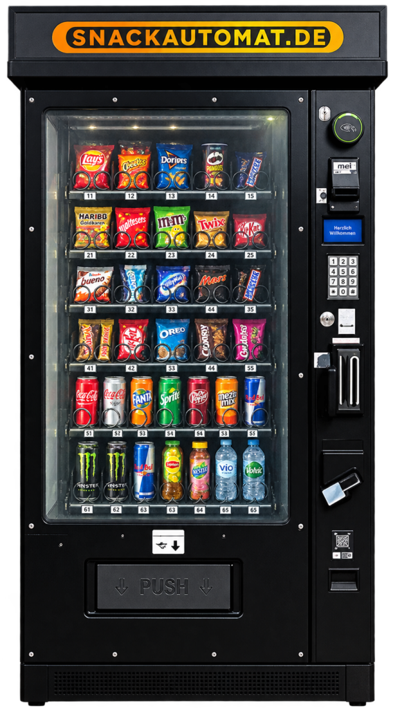 Ein gefüllter Snackautomat